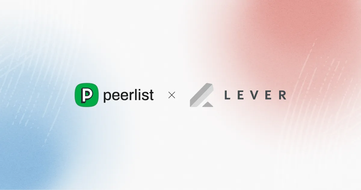 Peerlist Partners With Lever 🎉